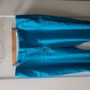 Banana Republic Ryan Fit Aqua Crop Pants